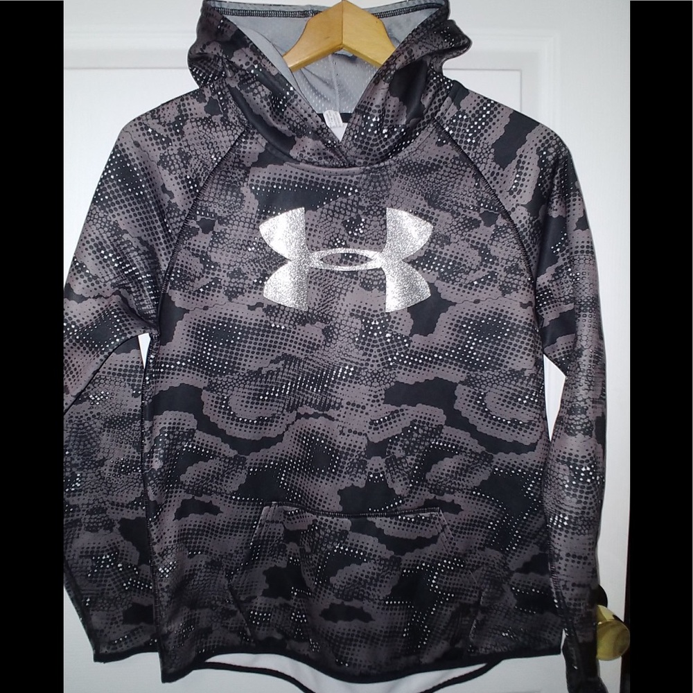 Under Armour Camo Fleece Logo Hoodie Youth L